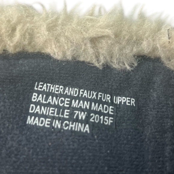 Earth Origins by Earth “Danielle” Black Suede Leather & Faux Fur Mid-Calf Boots - Picture 8 of 12